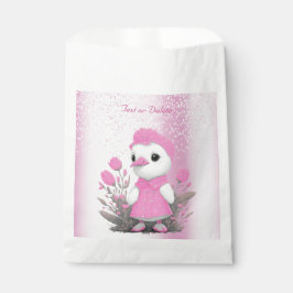 Pink Duck Favor Bag Bedankzakje