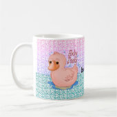 Pink Ducky Baby Girl Koffiemok (Links)