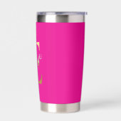 Pink E, Evolve Travel Tumbler Geïsoleerde Drinkbeker (Links)