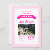 Pink Eagle Scout Court of Honor Ceremony Party (Voorkant)