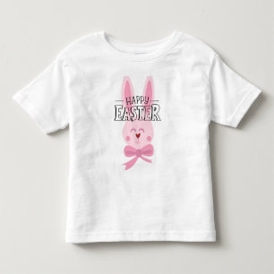 Pink Easter Bunny Kinder Shirts