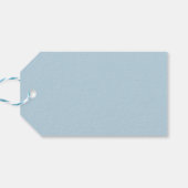 Pink Easter Egg on Light Blue Cadeaulabel (Achterkant Horizontaal)
