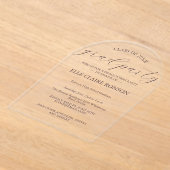 Pink Elegance Uitnodiging voor afstudeerfeest (Laagn)