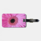 Pink Elegant Gerbera Daisy Bagagelabel (Achterkant horizontaal)
