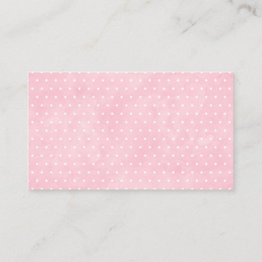 Pink Elephant Baby shower Boek Verzoek Informatiekaartje (Achterkant)