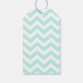 Pink Elephant Bird Chevron-Baby shower Cadeaulabel (Achterkant)