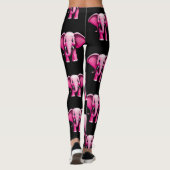 Pink Elephant Designer Leggings (Achterkant)