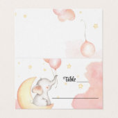 Pink Elephant Placement Kaart (Buitenkant ongevouwen)