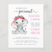 Pink Elephant Virtual Baby Girl Shower (Voorkant)