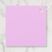 Pink Elephants Annaprashan | Eerste rijst Bedankjes Labels (Achterkant)