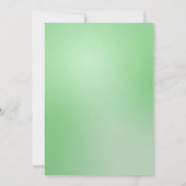 Pink Emerald Glitter Floral 51st Birthday Party Kaart (Achterkant)