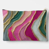 Pink Emerald Gold Glamorous Glitter Marble Etui (Achterkant)