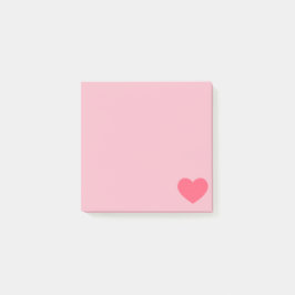Pink Emoji Heart Post-it® Notes