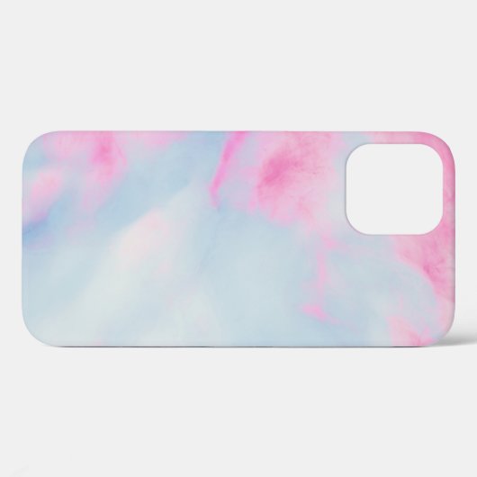 PINK EN BLAUWE MARBLED ACHTERGROND Case-Mate iPhone CASE (Achterkant (horizontaal))
