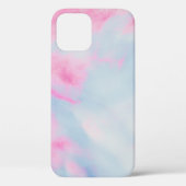 PINK EN BLAUWE MARBLED ACHTERGROND Case-Mate iPhone CASE (Achterkant)