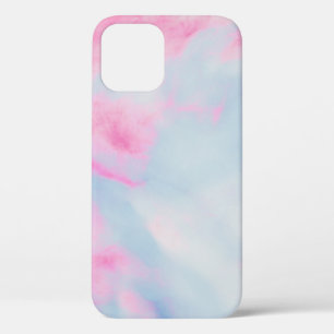 PINK EN BLAUWE MARBLED ACHTERGROND Case-Mate iPhone CASE
