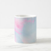 PINK EN BLAUWE MARBLED ACHTERGROND KOFFIEMOK (Center)