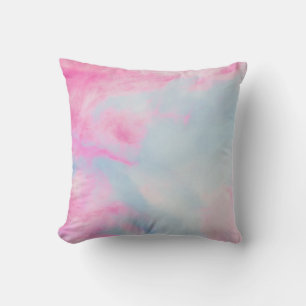 PINK EN BLAUWE MARBLED ACHTERGROND KUSSEN