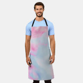 PINK EN BLAUWE MARBLED ACHTERGROND SCHORT (Gedragen)