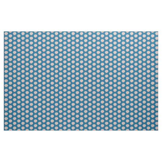 Pink- en Blue Scallop Shell Pattern Stof (Yard (91,4 cm))