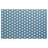 Pink- en Blue Scallop Shell Pattern Stof (Fat Quarter)