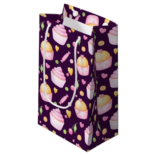 PINK- EN GEEL-VALENTIJNSDAG KOPEN KLEIN CADEAUZAKJE (Voorkant Gekanteld)