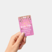 Pink- en Gold-Bachelorette-speldenband Badge (Handheld)