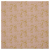 Pink- en Gold-paddenstoel Stof (Swatch)