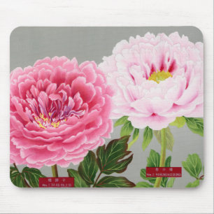 PINK EN GREEN JAPANESE STROMEN Mousepad Muismat