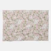 PINK EN GROEN THEEDOEK (Horizontaal)