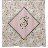 PINK EN GROENE AANGEPAST DOUCHEGORDIJN (Voorkant)