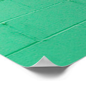 PINK EN GROENE GESPINEERDE MUUR POSTER (Hoek)