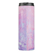 PINK EN PAARSE ABSTRACTE BETALING THERMOSBEKER (Achterkant)