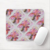 PINK EN PAARSE EXOTICA MOUSEPAD MUISMAT (Met muis)