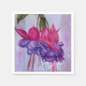 PINK EN PAARSE FUSCHIESSTROOM SERVET (Voorkant)