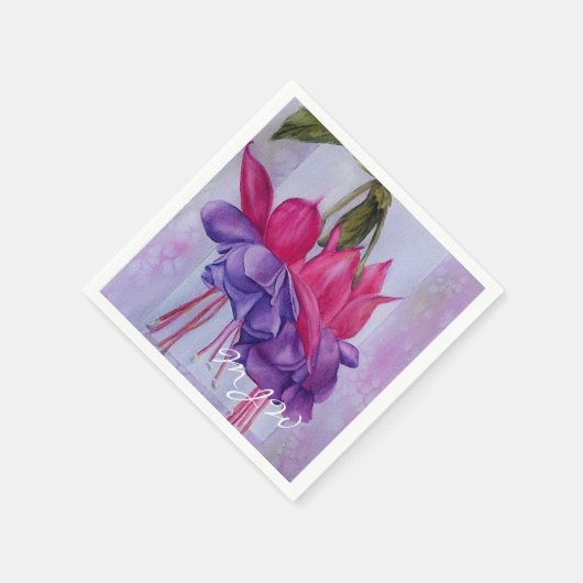 PINK EN PAARSE FUSCHIESSTROOM SERVET (Hoek)