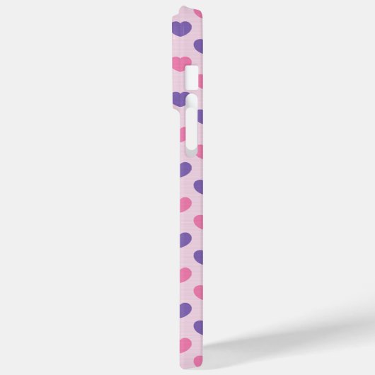 PINK EN PAARSE HARTEN Case-Mate iPhone CASE (Achterkant / Links)