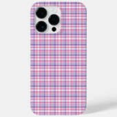 PINK EN PAARSE PLAID Case-Mate iPhone CASE (Achterkant)