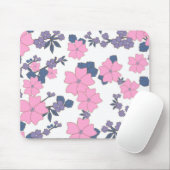 PINK EN PAARSE STROOMPATROON MUISMAT (Met muis)