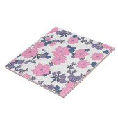 PINK EN PAARSE STROOMPATROON TEGELTJE (Zijkant)