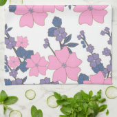 PINK EN PAARSE STROOMPATROON THEEDOEK (Gevouwen)