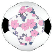 PINK EN PAARSE STROOMPATROON VOETBAL (Gedraaid)