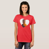 PINK EN RED | BE MIJN VALENTIJNSE | DOUANE FOTO T-SHIRT (Voorkant volledig)