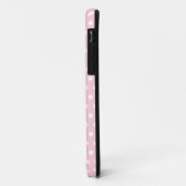 Pink en White Polka Dots Pattern. Case-Mate iPhone Case (Achterkant/links)