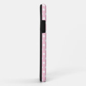 Pink en White Polka Dots Pattern. Case-Mate iPhone Case (Achterkant/rechts)