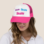 Pink en White Trucker Hat Pet (In situ)