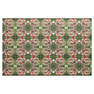 Pink en White Tulip Floral Patterned Craft Fabric Stof