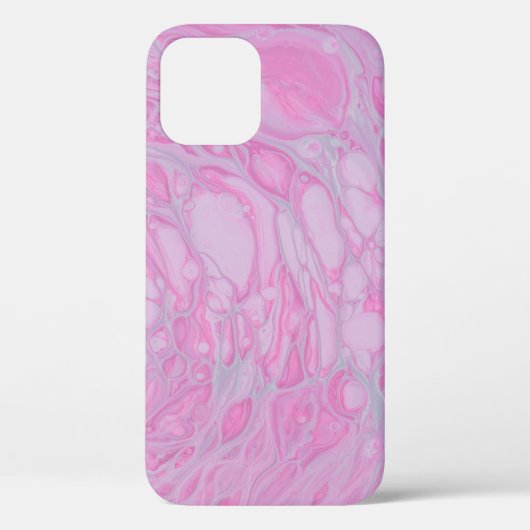 PINK EN WITTE ABSTRACTE SCHIJNEN2 Case-Mate iPhone CASE (Achterkant)