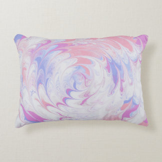 PINK EN WITTE ABSTRACTE SCHIJNEN ACCENT KUSSEN