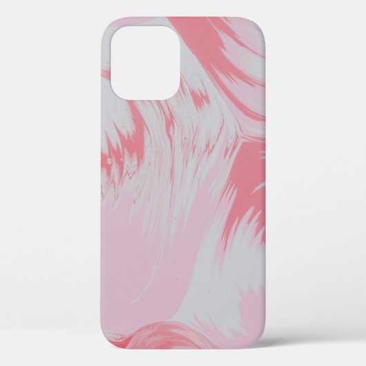 PINK EN WITTE ABSTRACTE SCHIJNEN Case-Mate iPhone CASE (Achterkant)